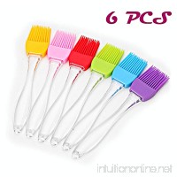 Agreatca 6 PCS Silicone Pastry Brush Basting Brush Silicone Basting Pastry Brushes Silicone brush for cooking BBQ Brushes Basting Brush Heatproof  Flexible & Dishwasher Safe  EASY Clean  Food Grade - B07FL82HGK